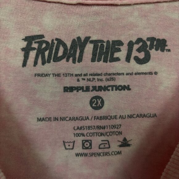 Bloody Disgusting x Friday the 13th Who Will Survive Tshirt size 2XL - Picture 4 of 5